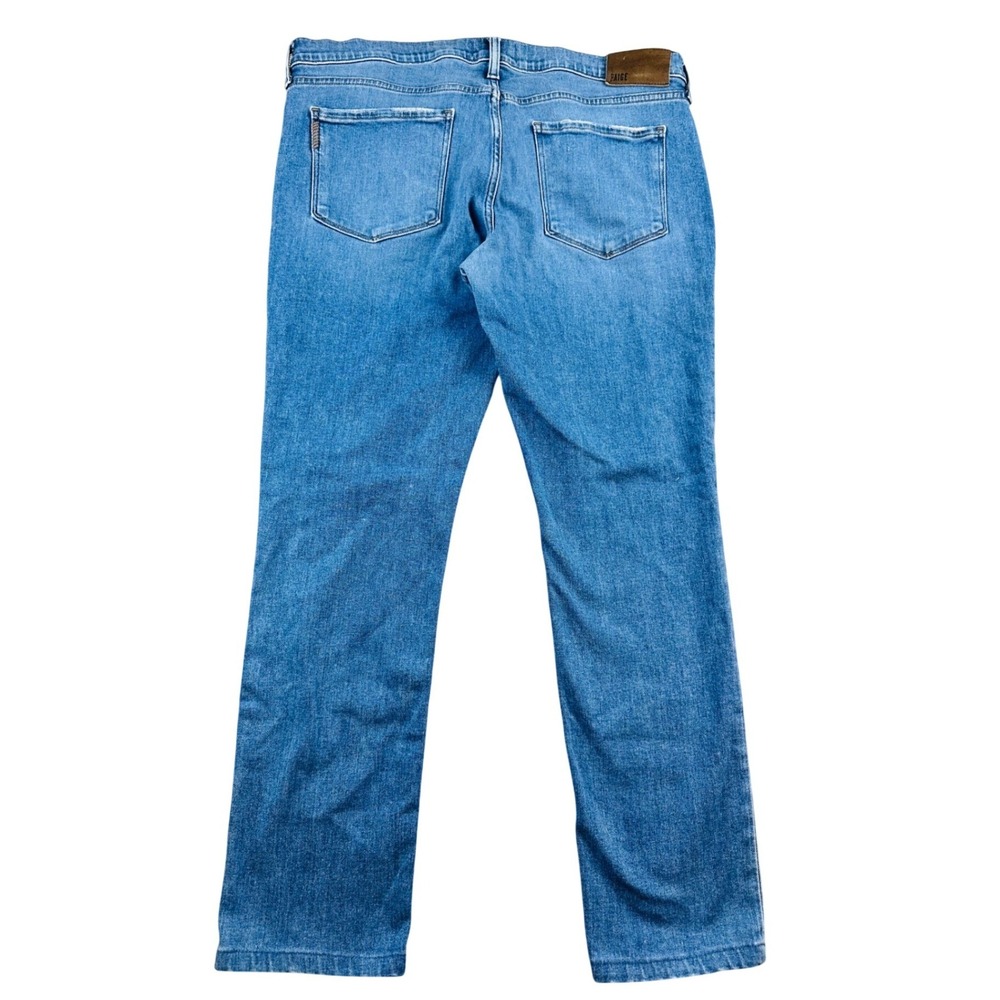 PAIGE Lennox Slim Fit Jeans 34 Blue Atwell‎ Wash Transcend Vintage Denim Stretch - Picture 2 of 12
